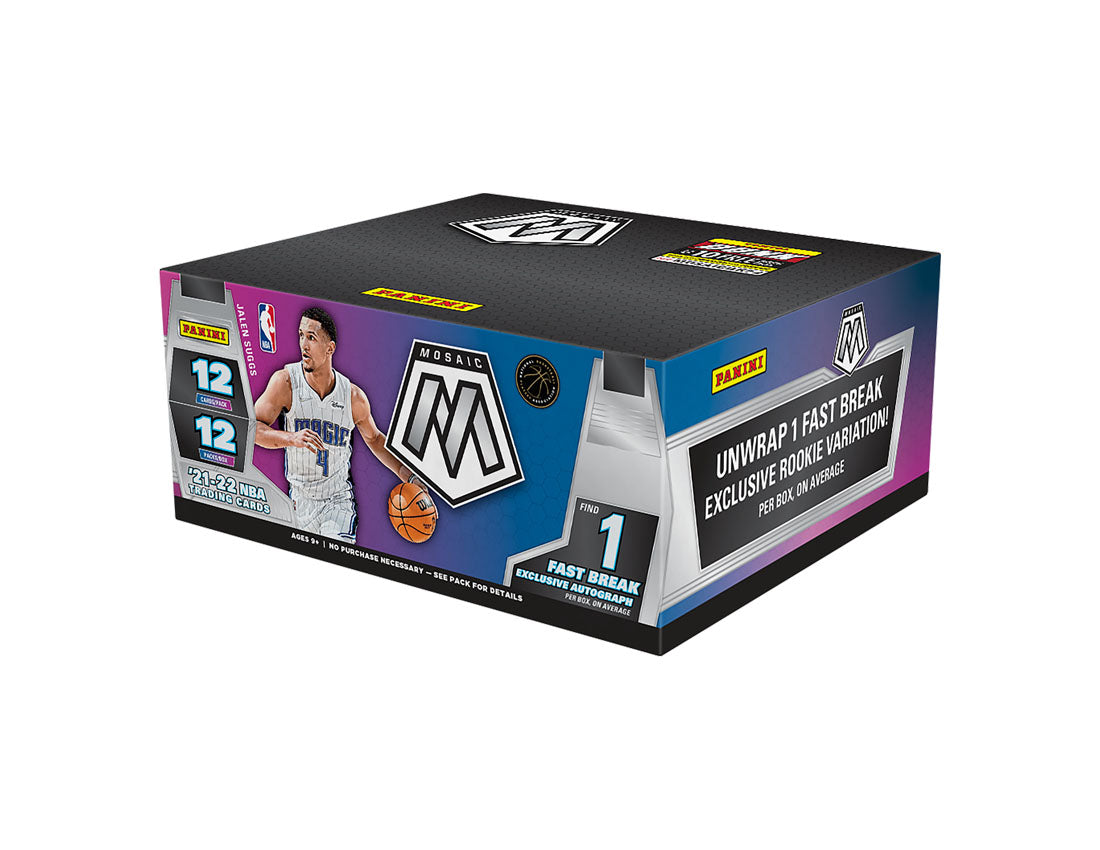 2021-22 Panini Mosaic Fast Break Basketball Hobby Box