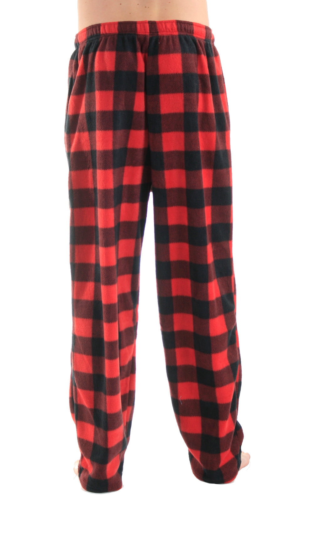 mens red checkered pants