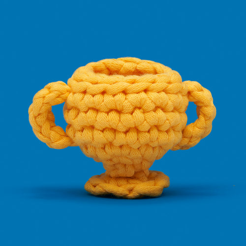 Tiny Cup Trophy Crochet pattern by Lottie's Creations, Knitting Patterns
