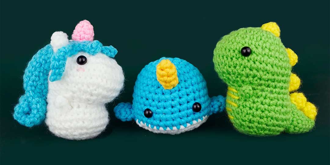 Wobbles Crochet Kit for Beginners,Knitting Kit Woobles Crochet Kit -  Knitting Kit, Woobles Crochet Kit Animal Beginner with Easy Peasy Yarn with  Video Tutorials, Beginners Puchen : : Home