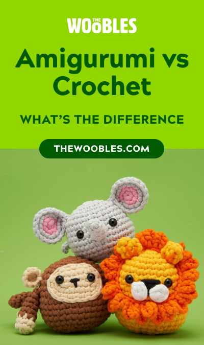 Pinnable image of The Woobles' Get Jungly With It crochet bundle