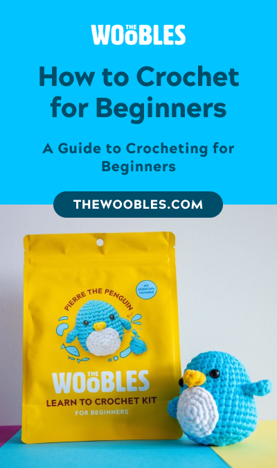 The Woobles' penguin crochet kit