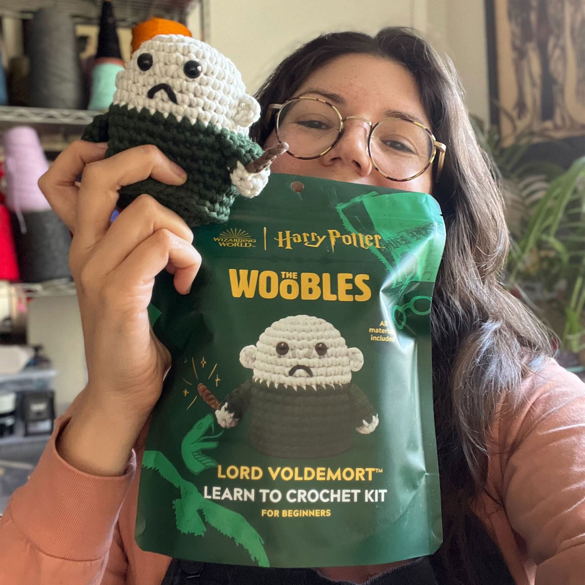 Harry Potter The Woobles Crochet Kit With Hook For Beginners Albus  Dumbledore