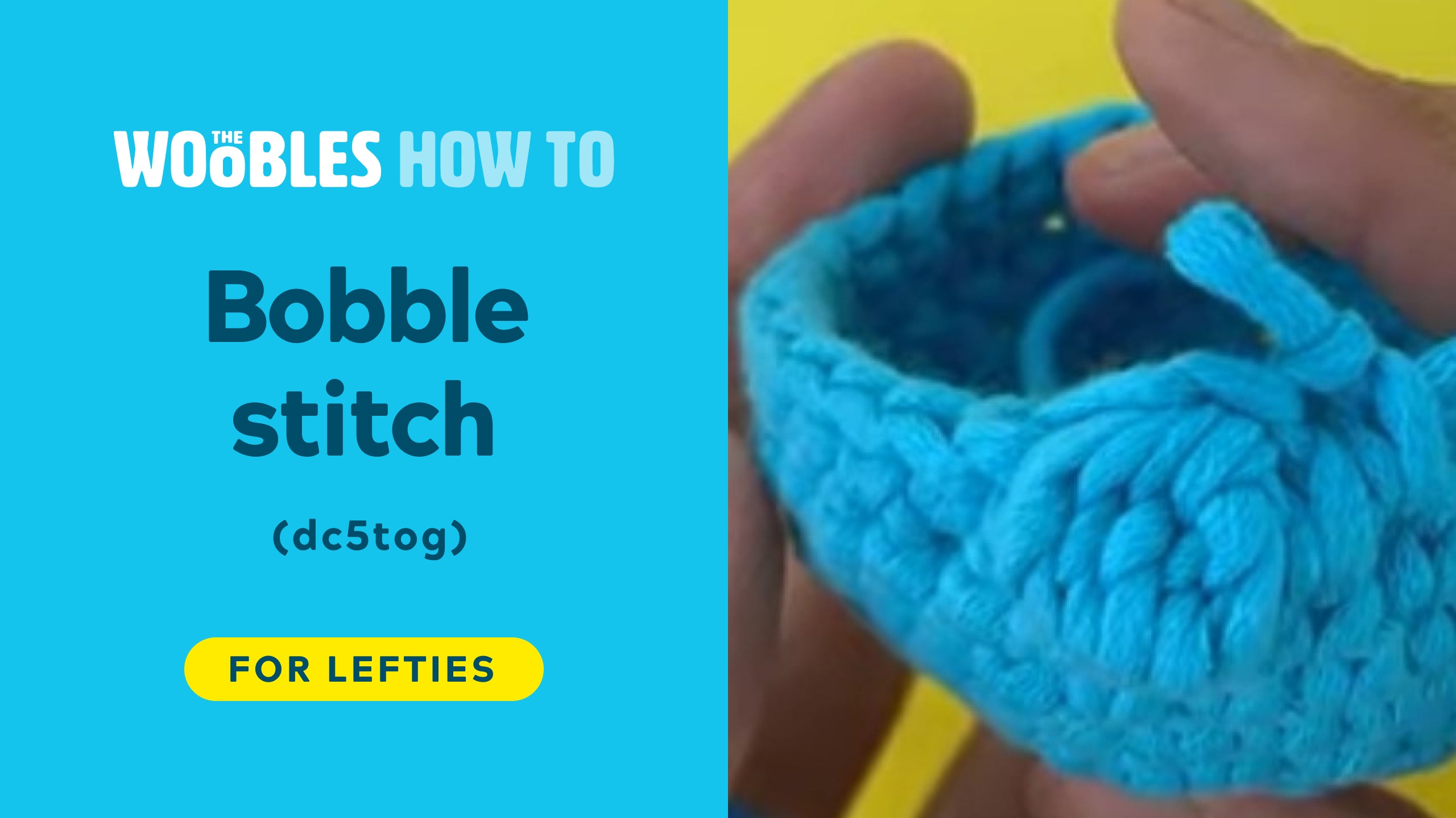 Bobble stitch (dc5tog)