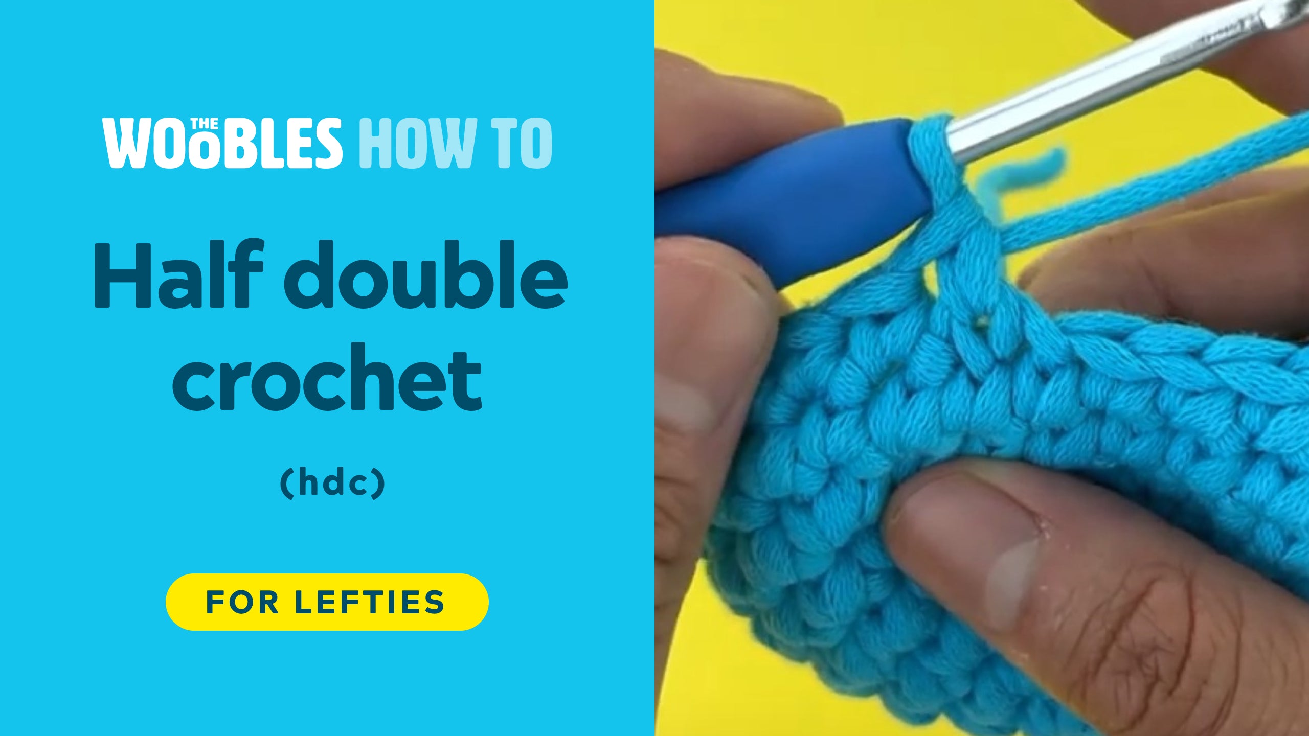 Half double crochet (hdc)