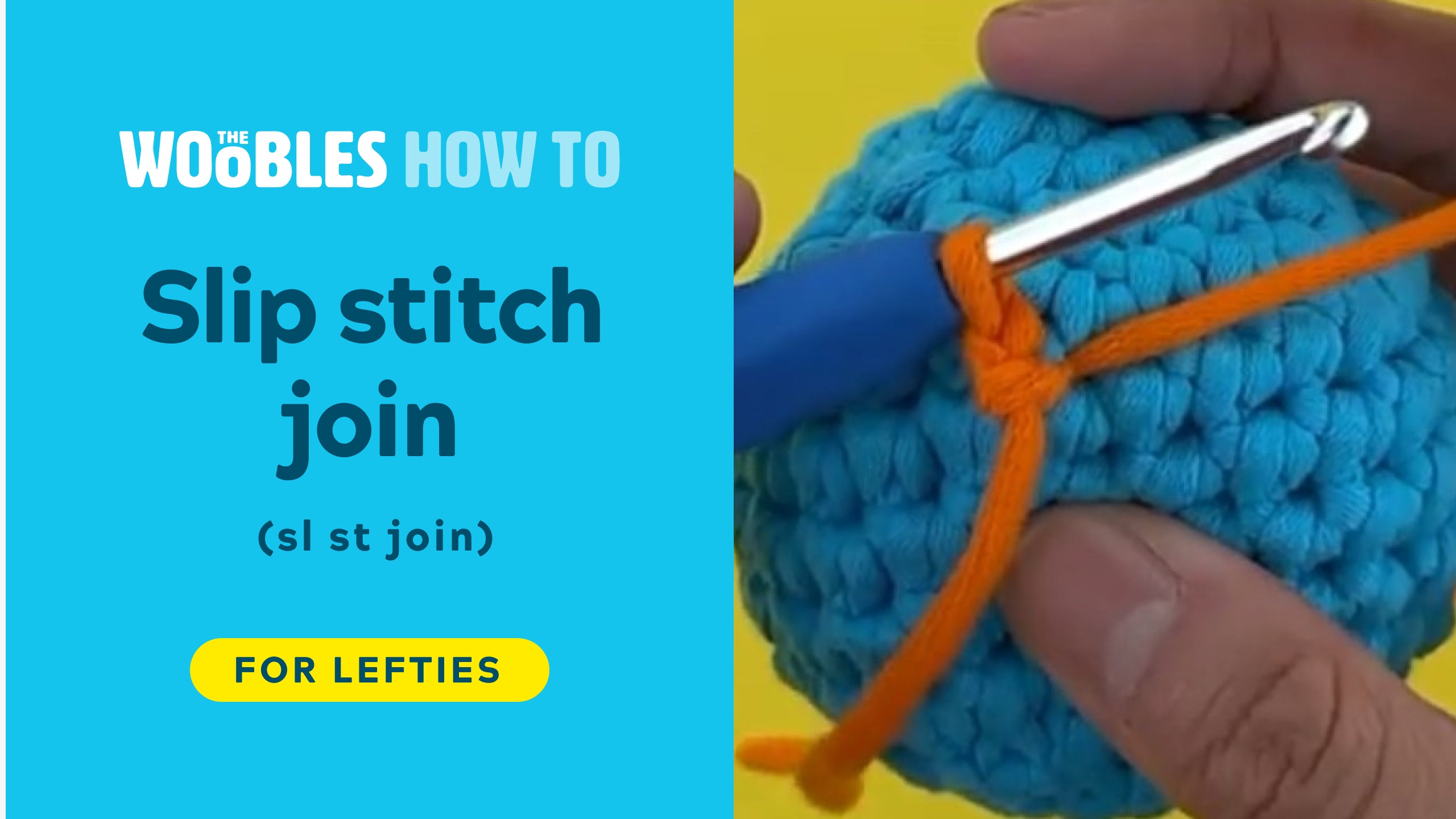 Slip stitch join (sl st join)