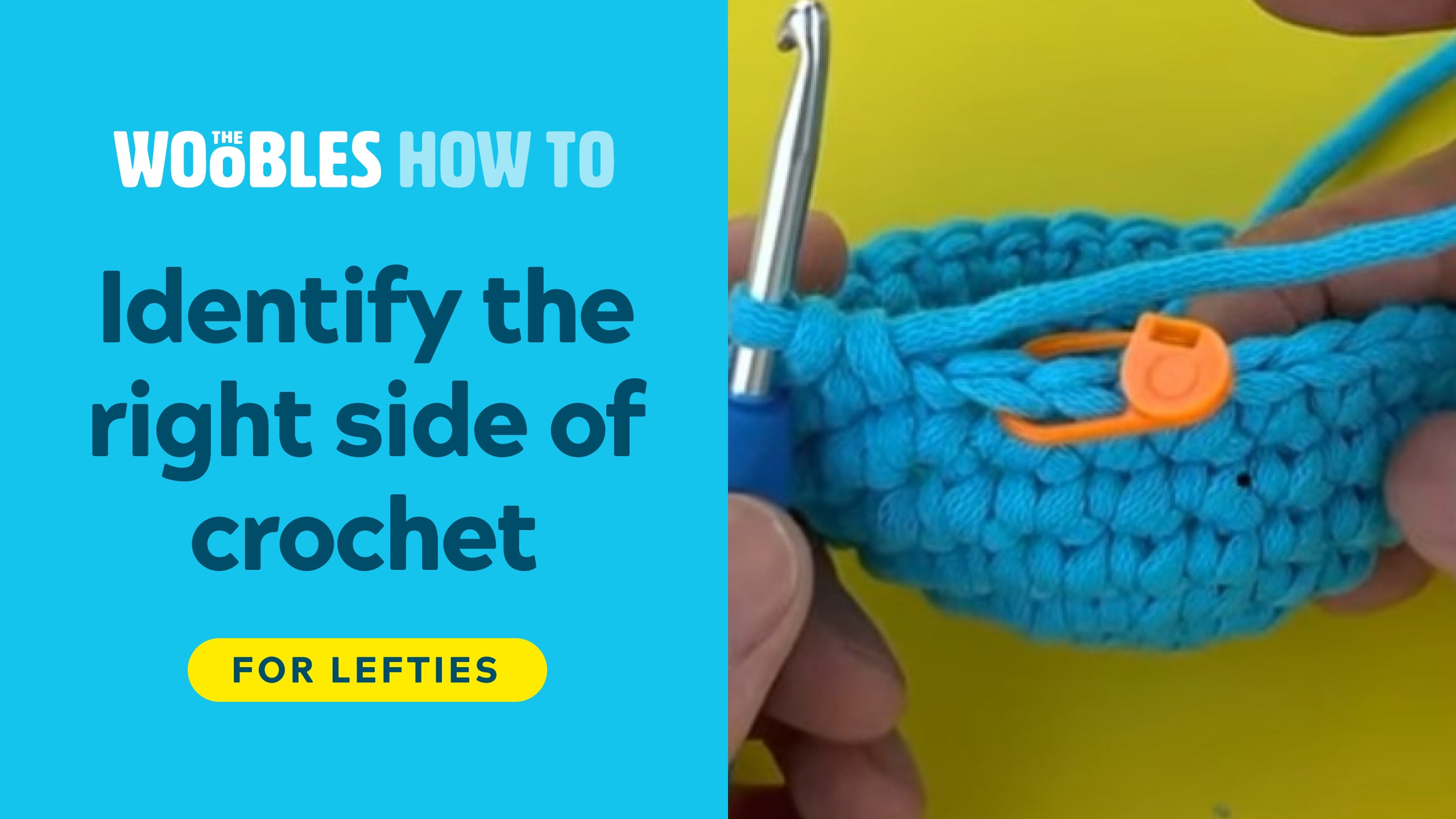 Identify the right side of crochet