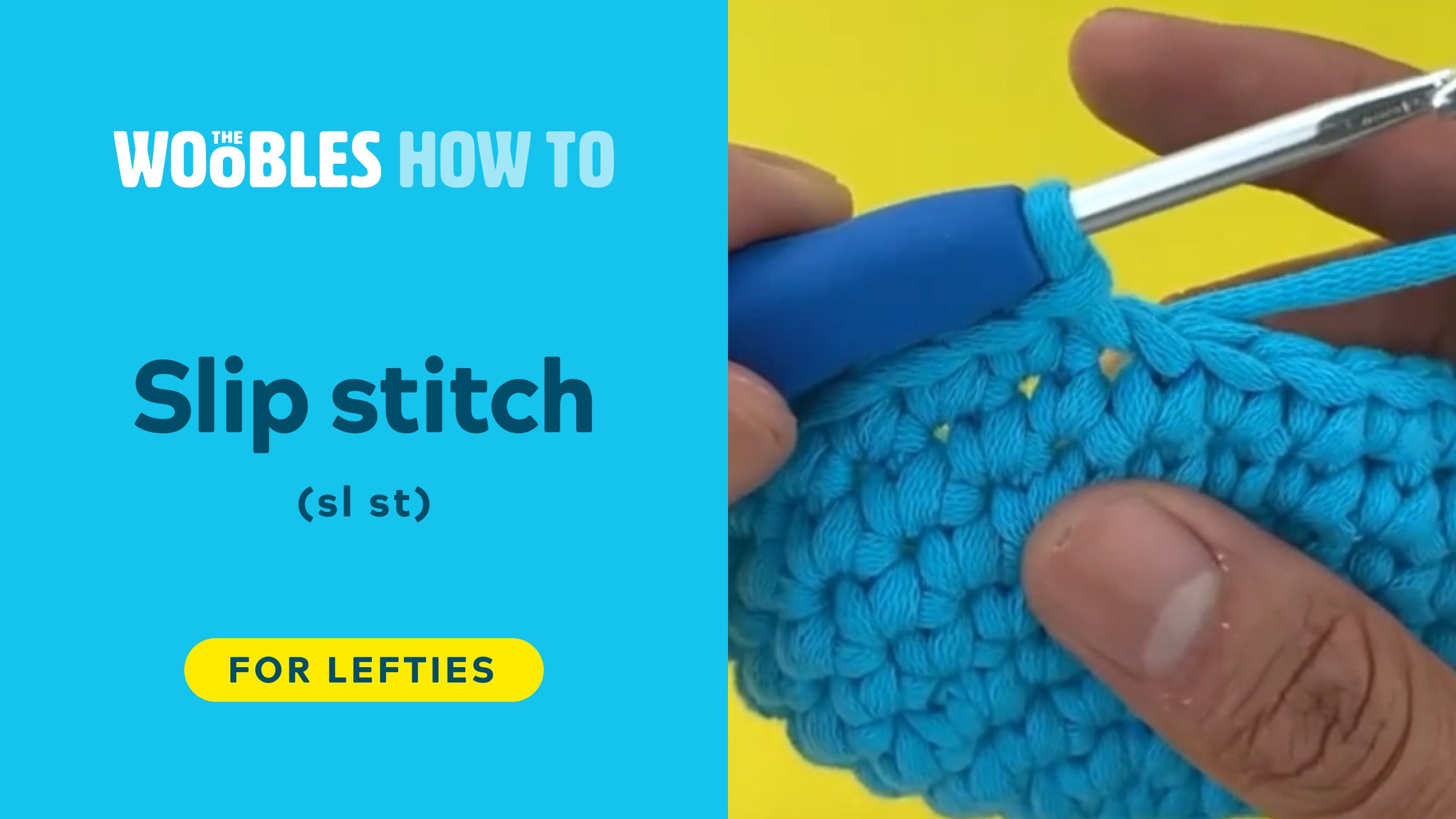 Slip stitch (sl st)