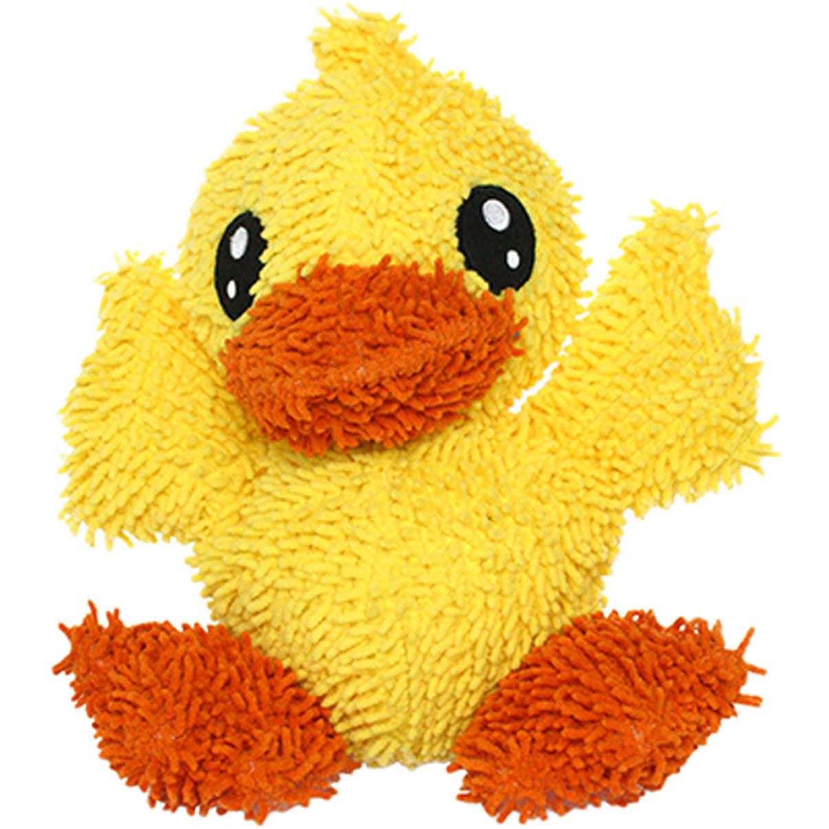 Tuffy Mighty Micro Ball Durable Squeaky Plush Dog Toy, Duck