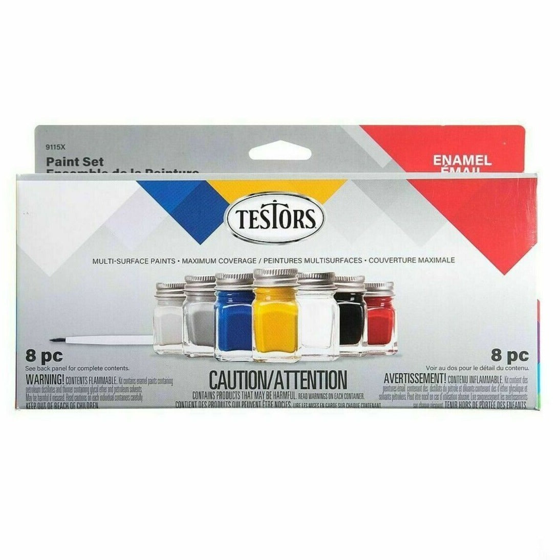 Testors Enamel Spray Paint 3oz Chrome