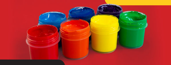 containers of various colors