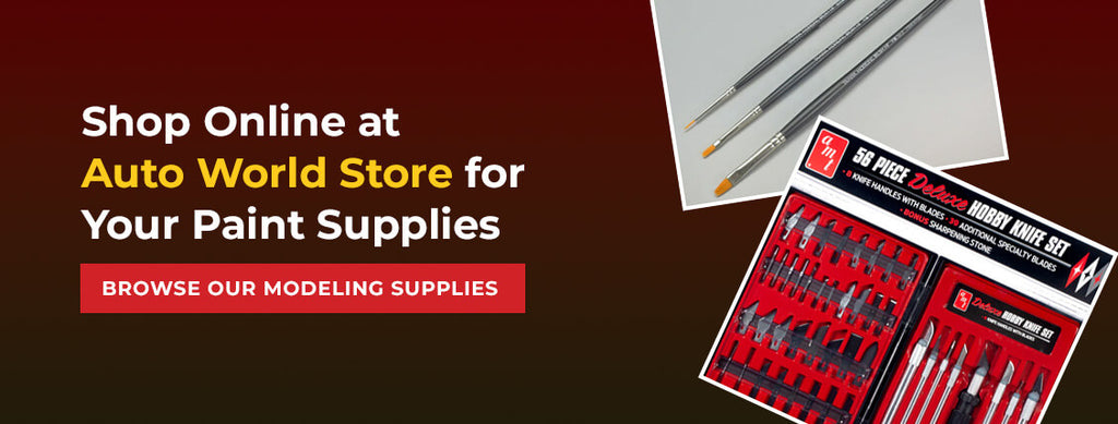 Purchase paint supplies at Auto World Store