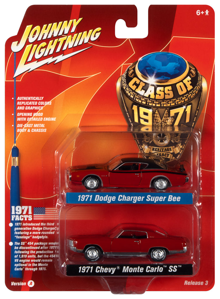 1971 '71 FORD TORINO COBRA V/B CLASS OF 71 MUSCLE CARS USA JOHNNY LIGHTNING 2021