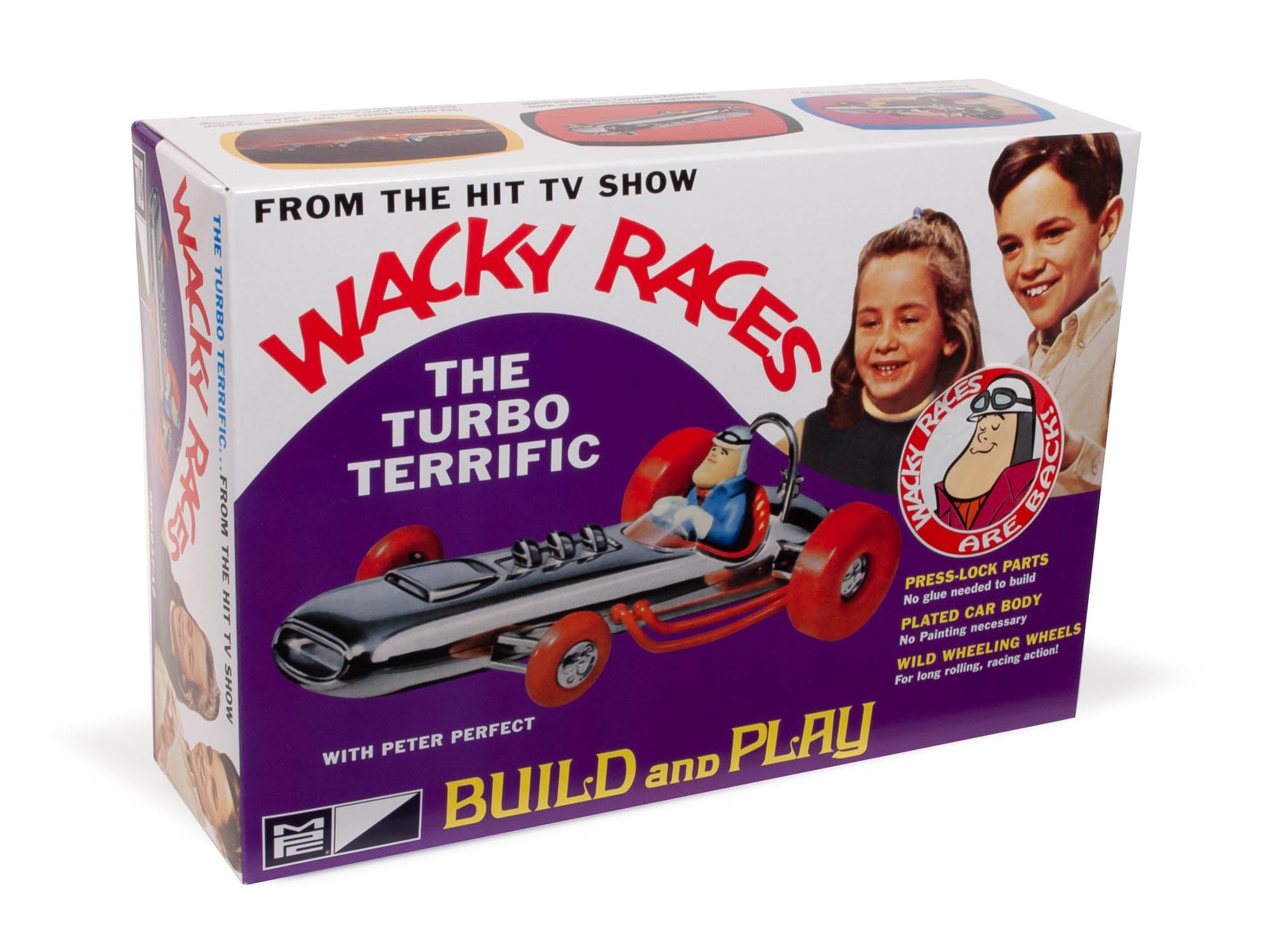 MPC Wacky Races - Turbo Terrific (SNAP) 1:32 Scale Model Kit 