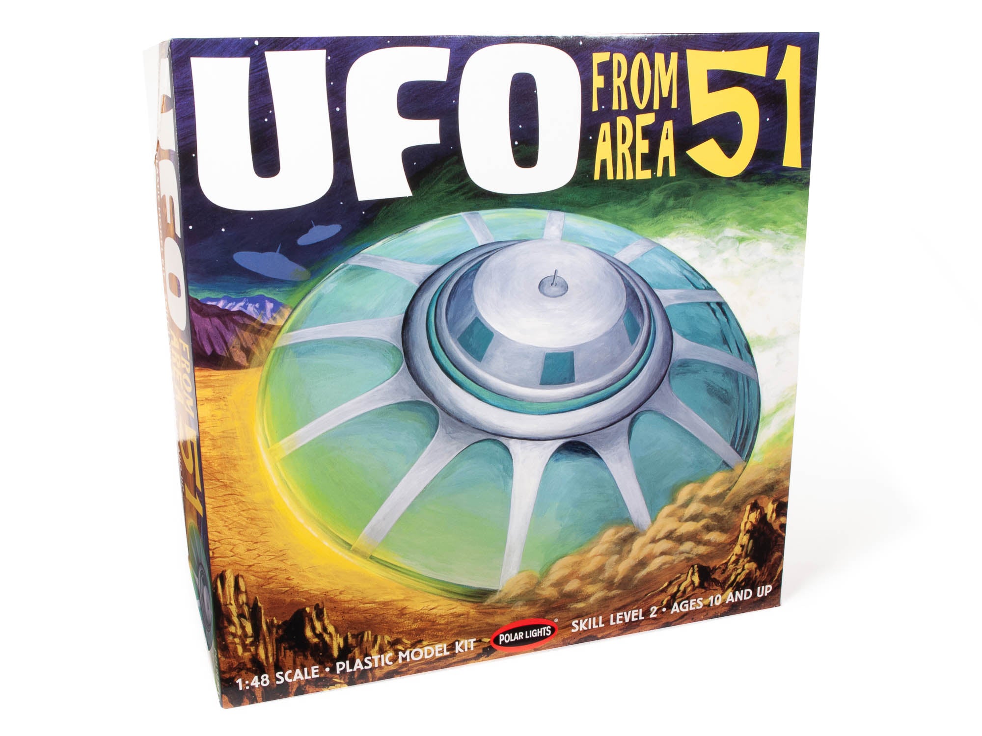 Polar Lights Area 51 UFO 1:48 Scale Model Kit | Auto World Store