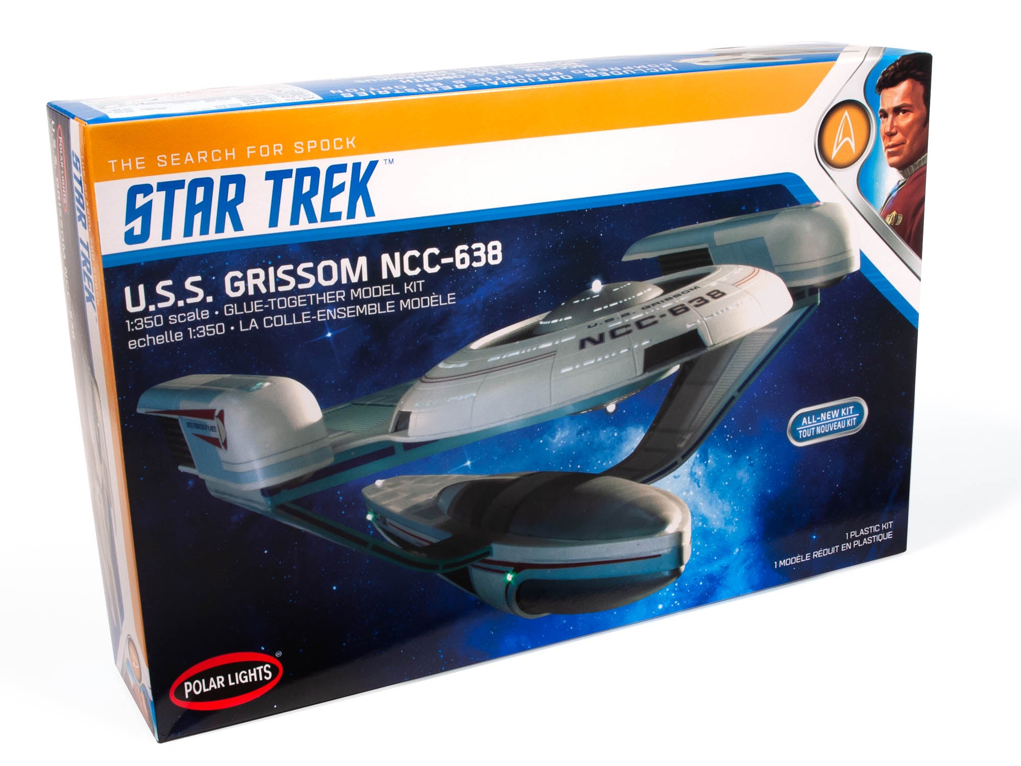 Polar Lights Star Trek U.S.S. Grissom 1:350 Scale Model Kit | Auto 