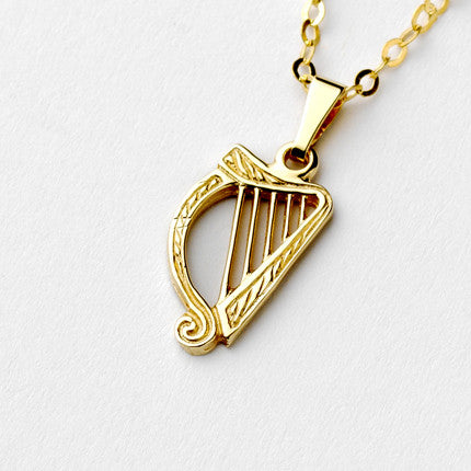 harp irish pendant jewellery