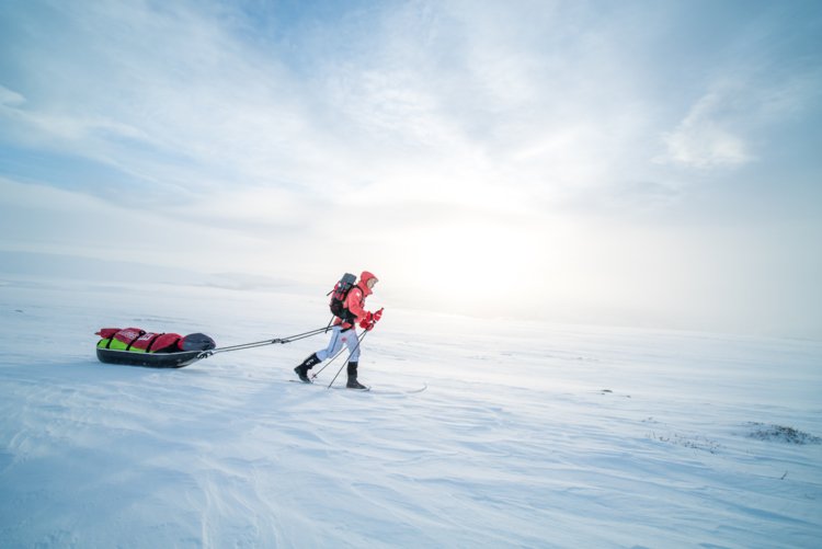 Andreas trivs att vara ute året om, sommar som vinter