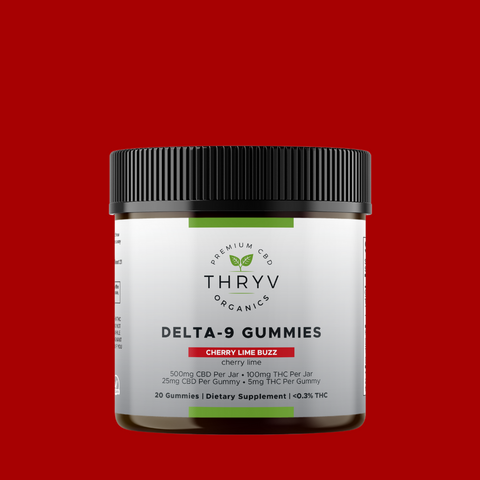 Delta 9 Gummies | Cherry Lime Buzz | 5mg THC | CBD Dallas