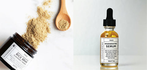 Rice Bran Powder + Regenerating Face Serum