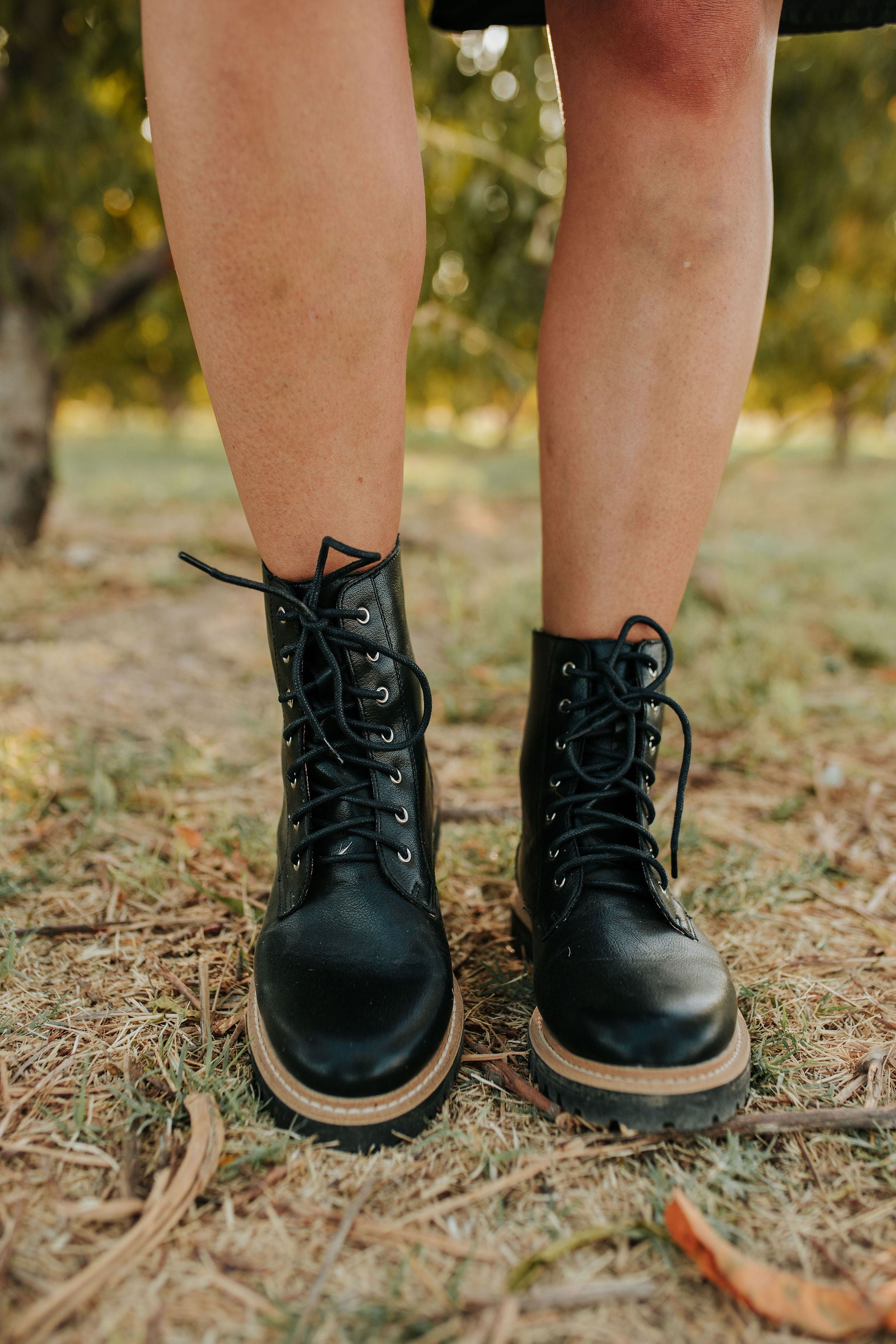 black military boot