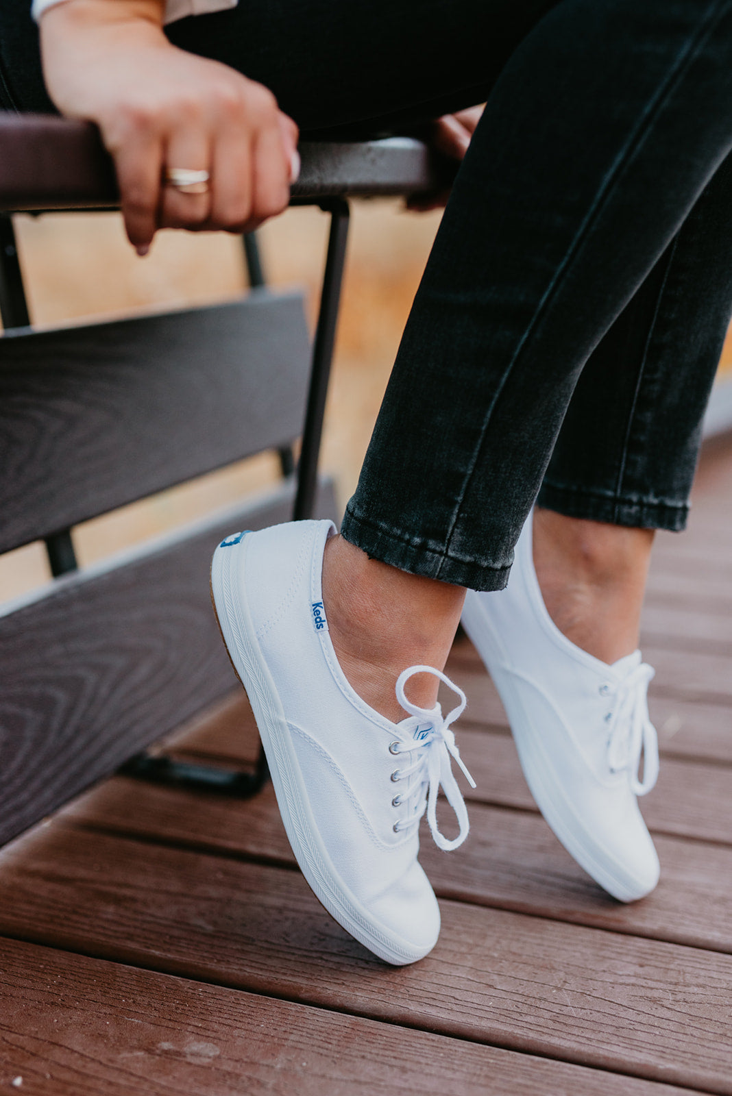 CHAMPION WHITE SNEAKERS - KEDS
