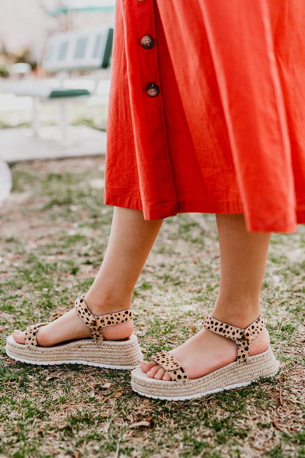 THE MYRA SANDALS IN LEOPARD BY DOLCE VITA