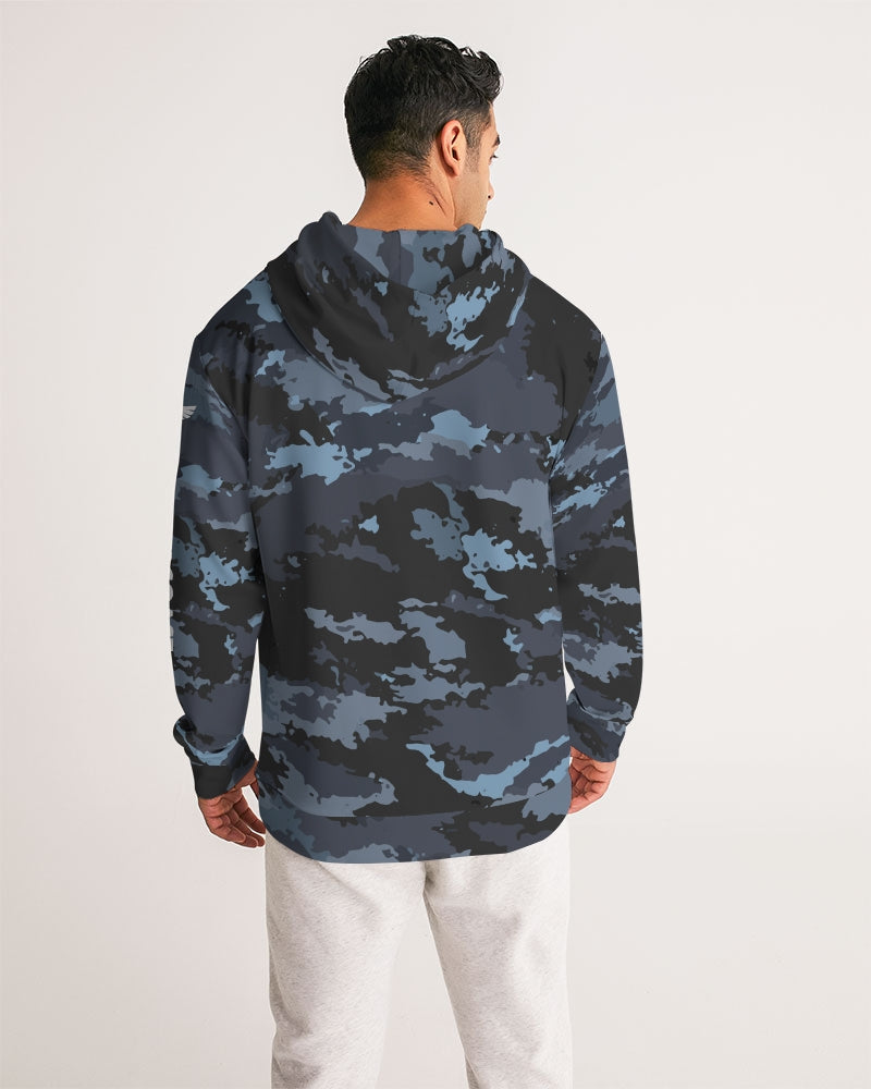 V-Neck Camo Hoodie Sweatshirt / Stilly #1 / Chillwater Apparel