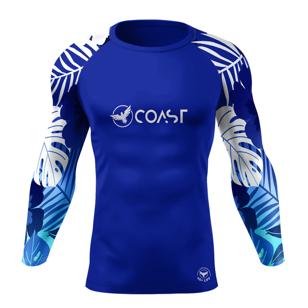 Find Your Coast Women's Sea Skinz Reels and Reefs Striped Sleeve  Performance Rash Guard UPF 40 at  Women's Clothing store