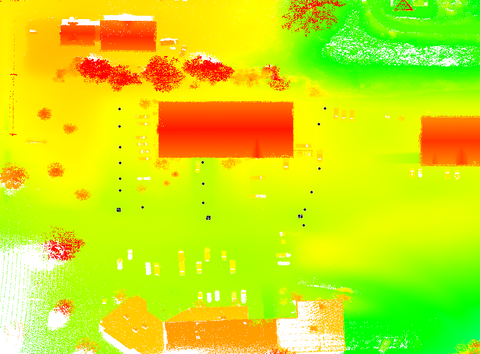 Drone LiDAR Hard Surface Accuracy