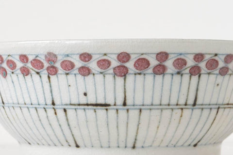 Tosai kiln Nagato pottery pottery with flower wall design
