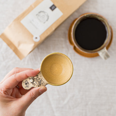 Poetoria Yuka Taneda's Coffee Measure Spoon Sea Otter