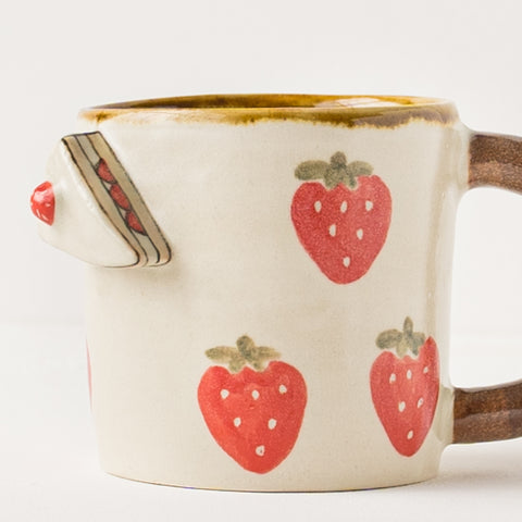 Kei Kajita's mug that is soothing with a little shortcake