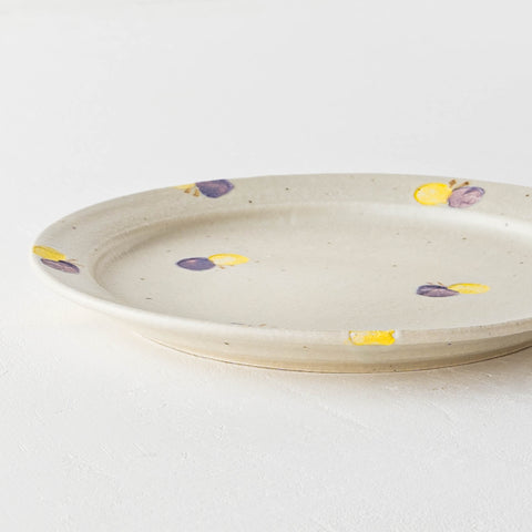 Haruko Harada's 7 inch rim plate butterfly