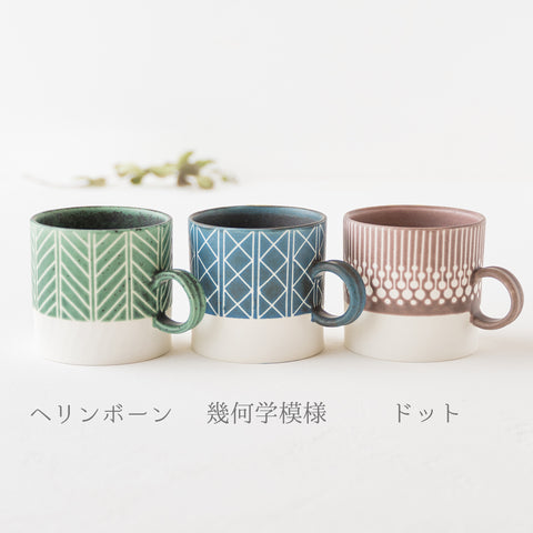 Yukari Nakagawa's fashionable patterned mug
