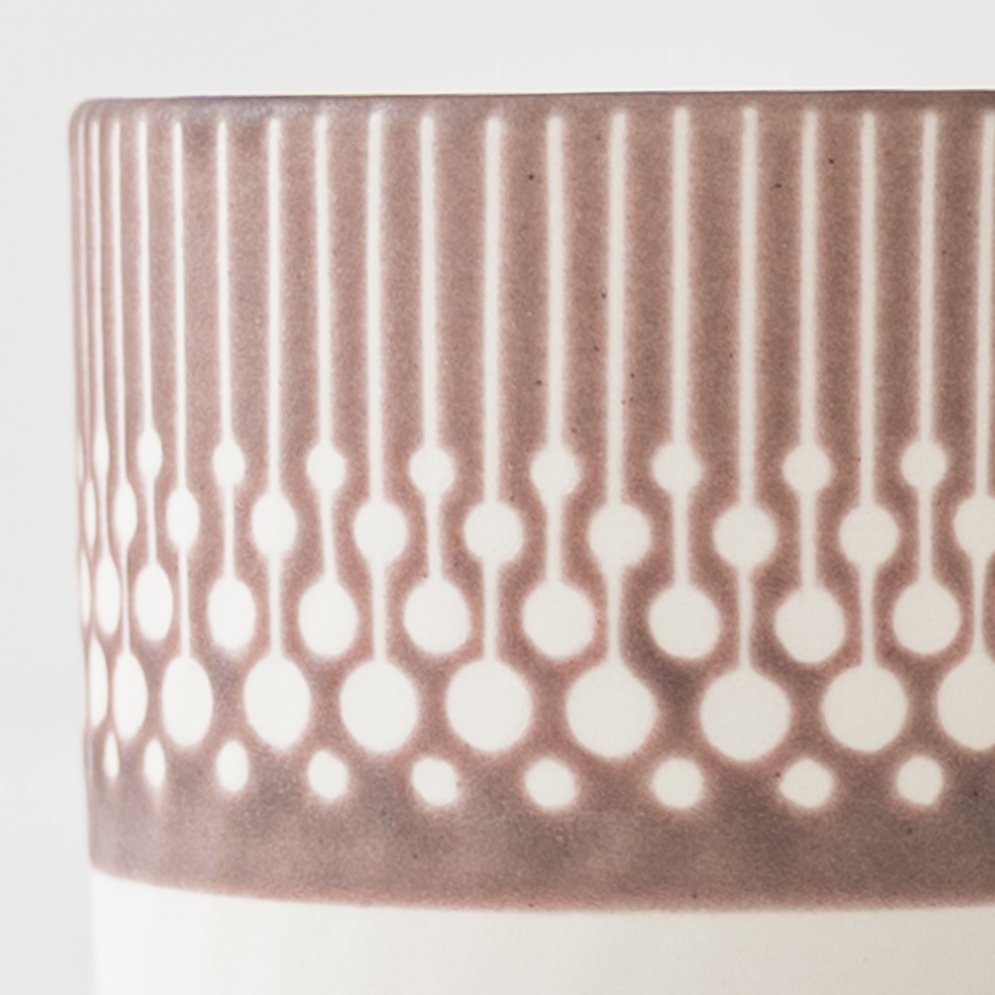 Yukari Nakagawa's mug with nice dot pattern and brown