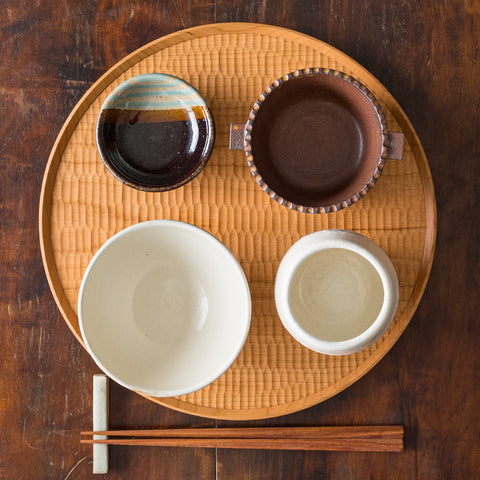 A one-person meal by Kazunori Gentakatsuka, a wood workshop that creates a special feeling at the usual dining table