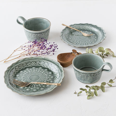 Wakasama pottery French lace series that will make your dining table wonderful