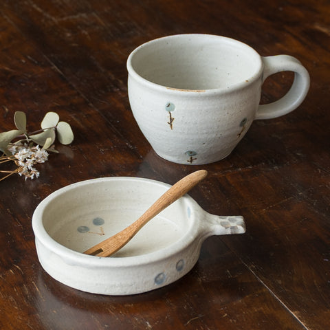 Haruko Harada's dip dish and mug that you can enjoy the feeling of a cafe
