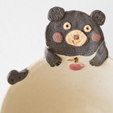 かわいいクマにほっこり癒される山田裕恵さんのヨーグルトカップ