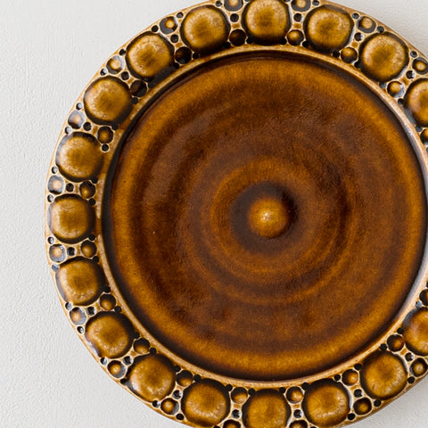 Ruriame Kobo's Bread Plate Round Pattern Candy Glaze