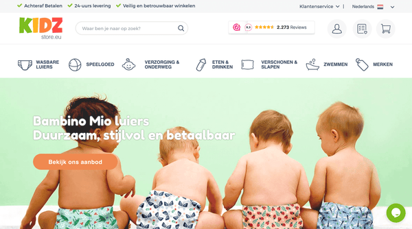 Kidzstore duurzame kinderspullen