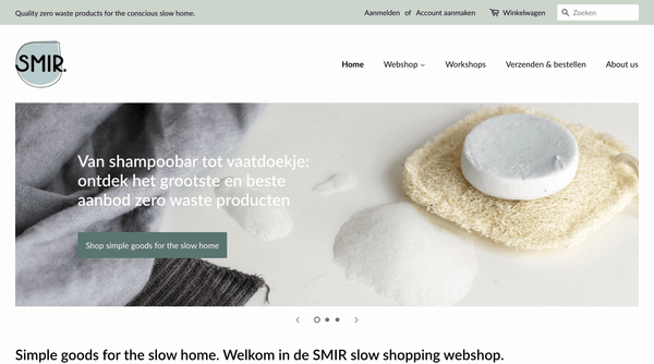 Smir zero waste webshop