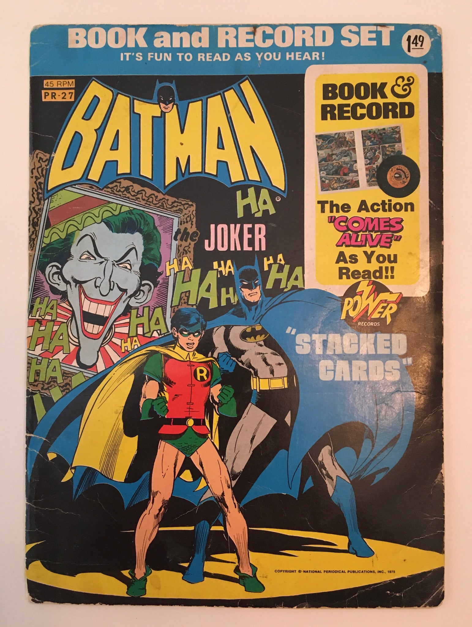 Batman Book and Record Set - 1975 - G – Hand-Me-Downs Comics & Stuff