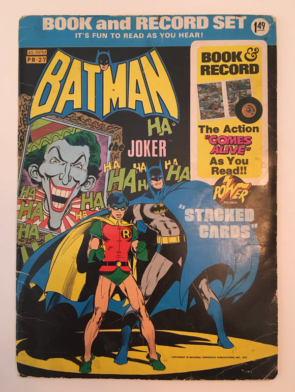 Batman Book and Record Set - 1975 - G – Hand-Me-Downs Comics & Stuff