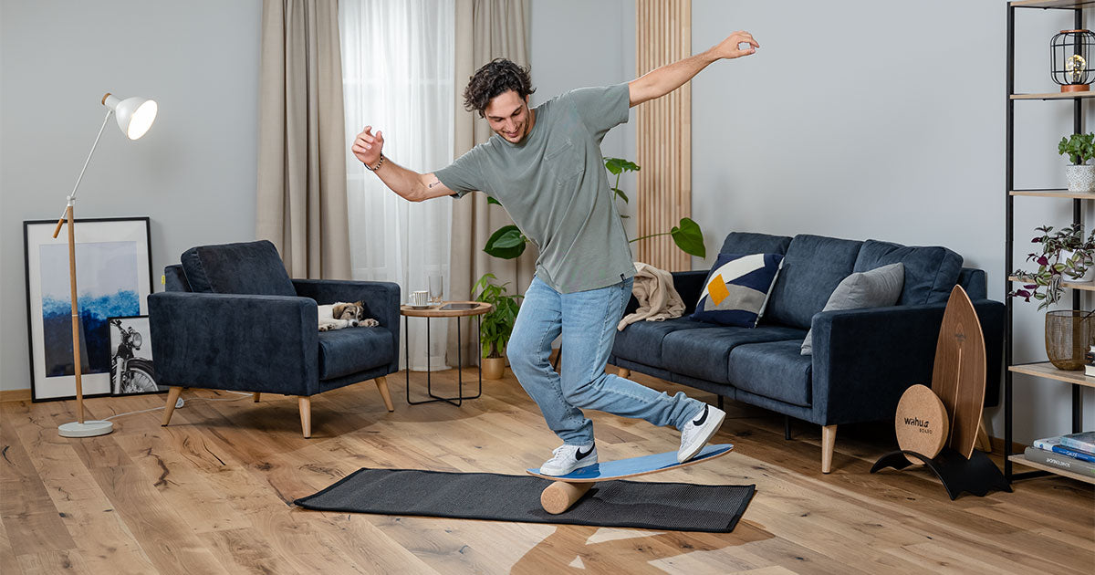 Sveltus Balance board bois - Planche d'équilibre