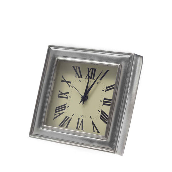 Match Pewter | Square Alarm Clock – Collier West