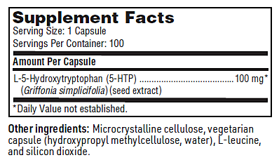 5-htp 100 mg sfi health supplement facts