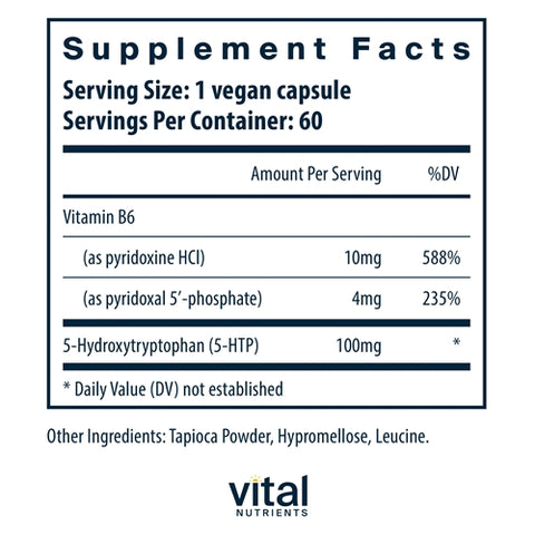 5-HTP 100 mg Vital Nutrients