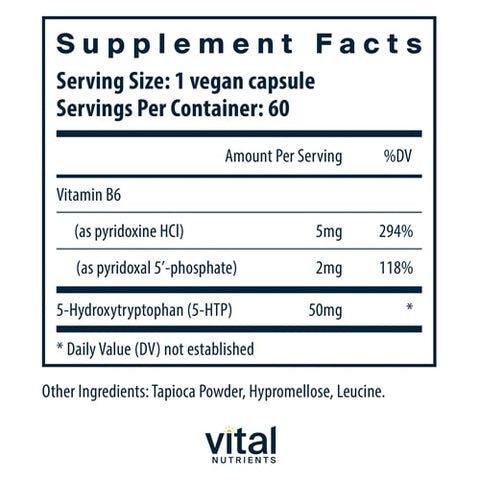 5-HTP 50 mg Vital Nutrients